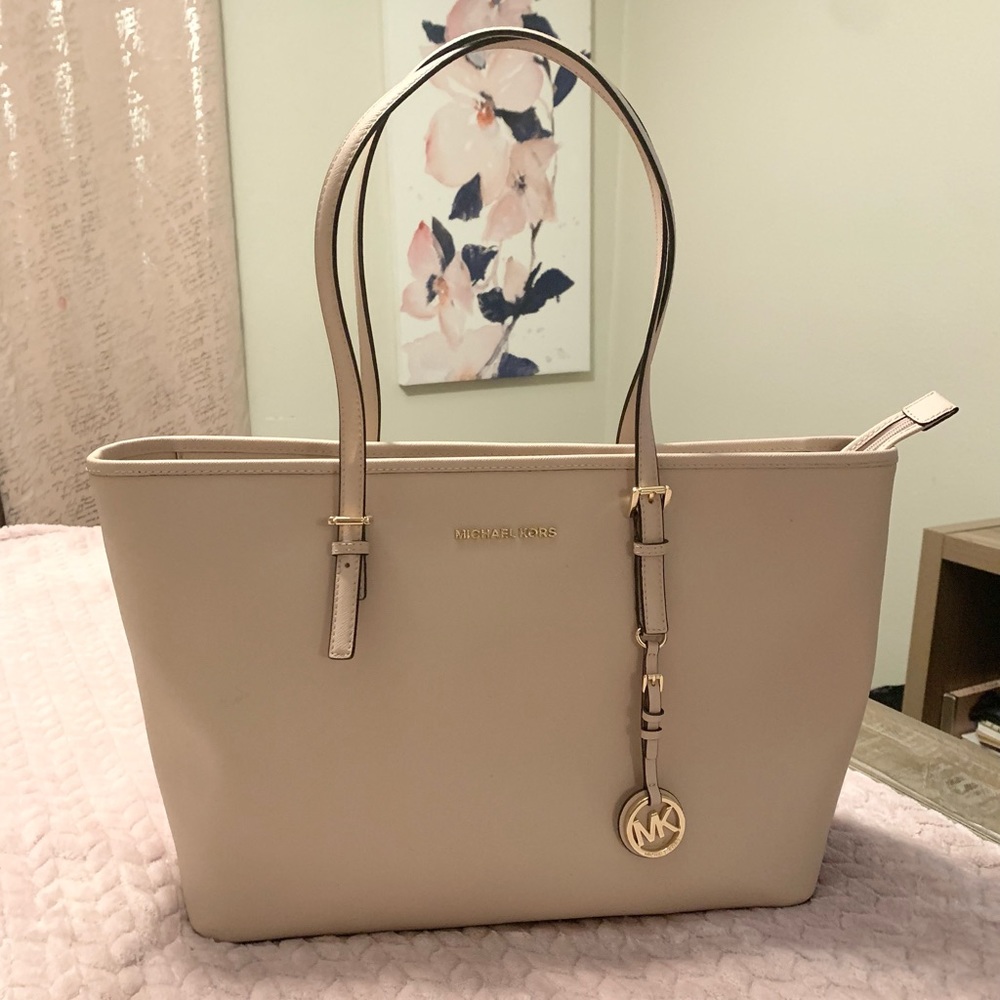 NWOT Michael Kors Tote in Powder Blush